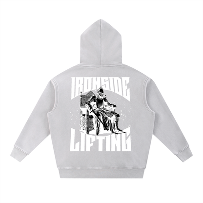 Snow Wash Fleece Oversize Hoodie-THE KNIGHT