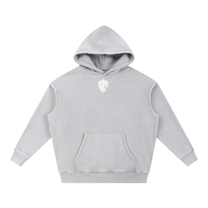 Snow Wash Fleece Oversize Hoodie-THE KNIGHT