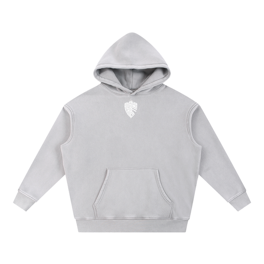 Snow Wash Fleece Oversize Hoodie-THE KNIGHT